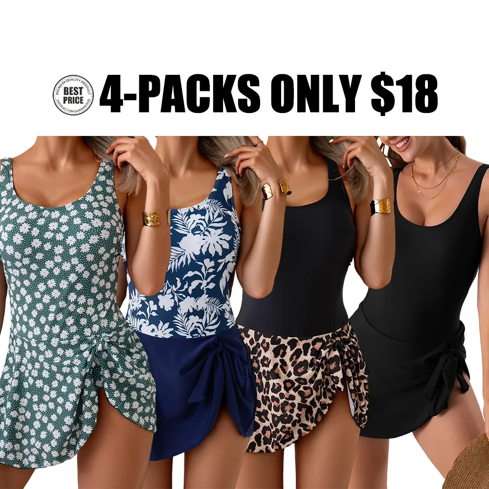 One Piece Swimdress Swimsuits For Women Tummy Control