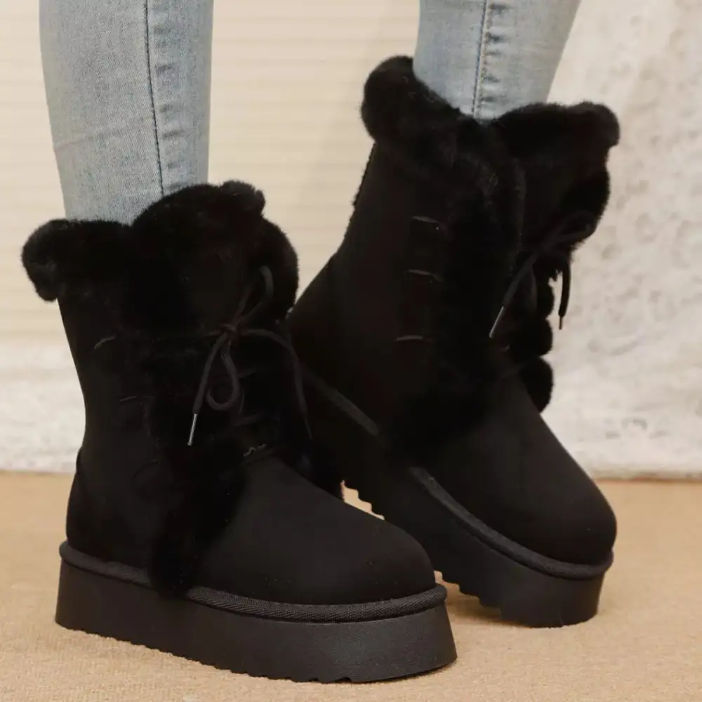 Lace Up Winter Boots