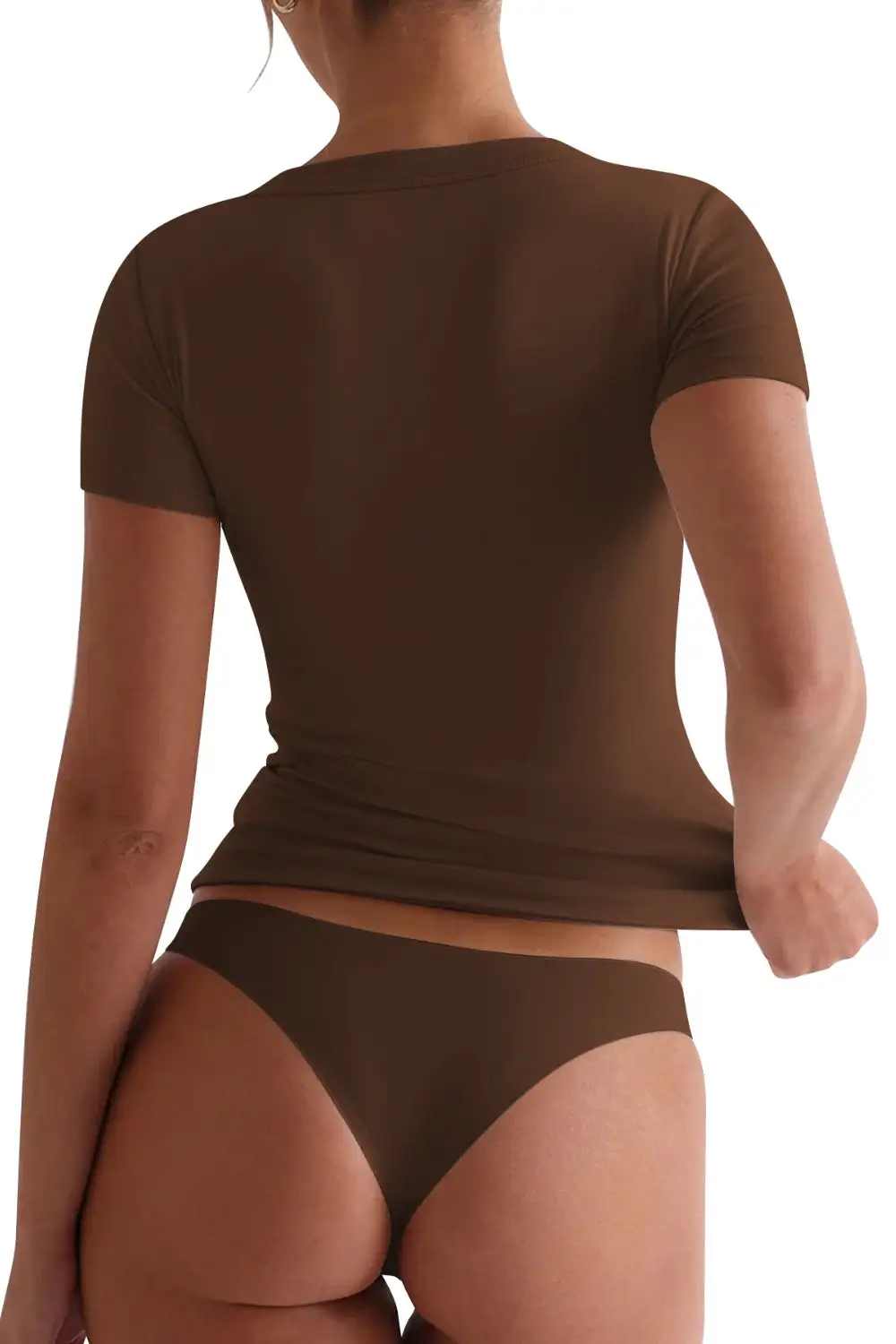 Scoop-Neck Short-Sleeve T-Shirt