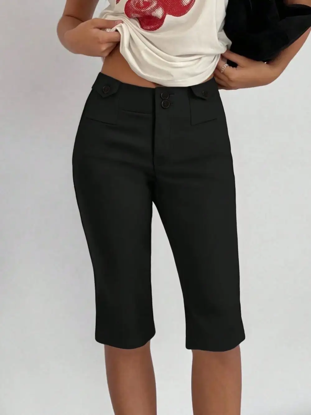 High-Waisted Shorts