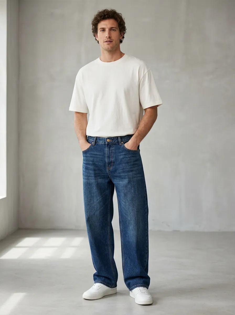 Men's Laid Back Relaxed Fit Jeans