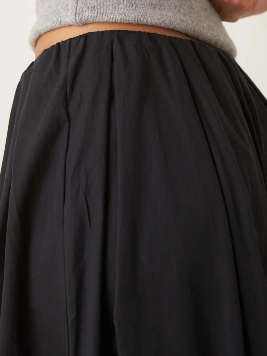 Baggy Cuffed Wide-Leg Pants