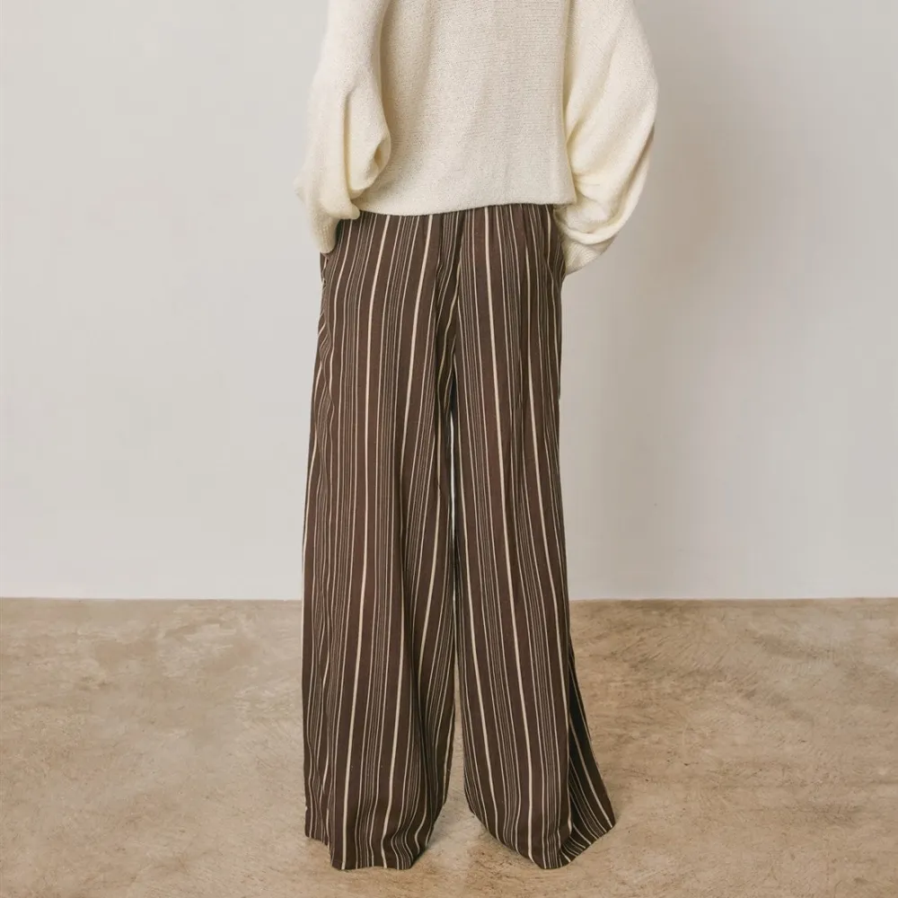 Stripe Drawstring Pants