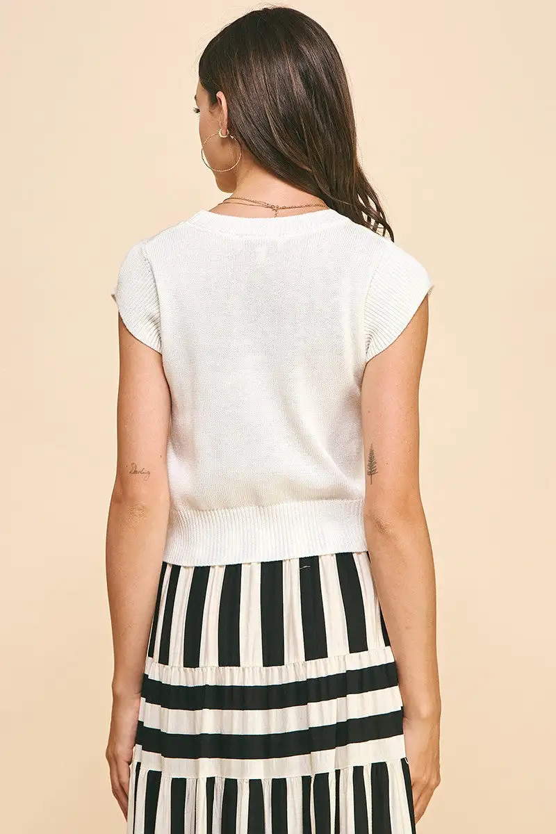 Cap Sleeves Top