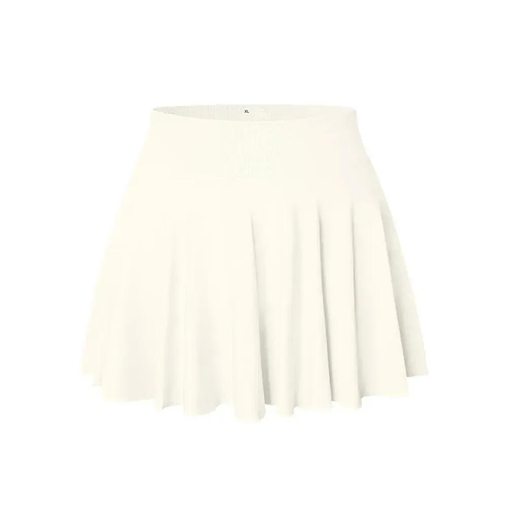 Women's Flowy Stretchy Flared Casual Mini Skirt