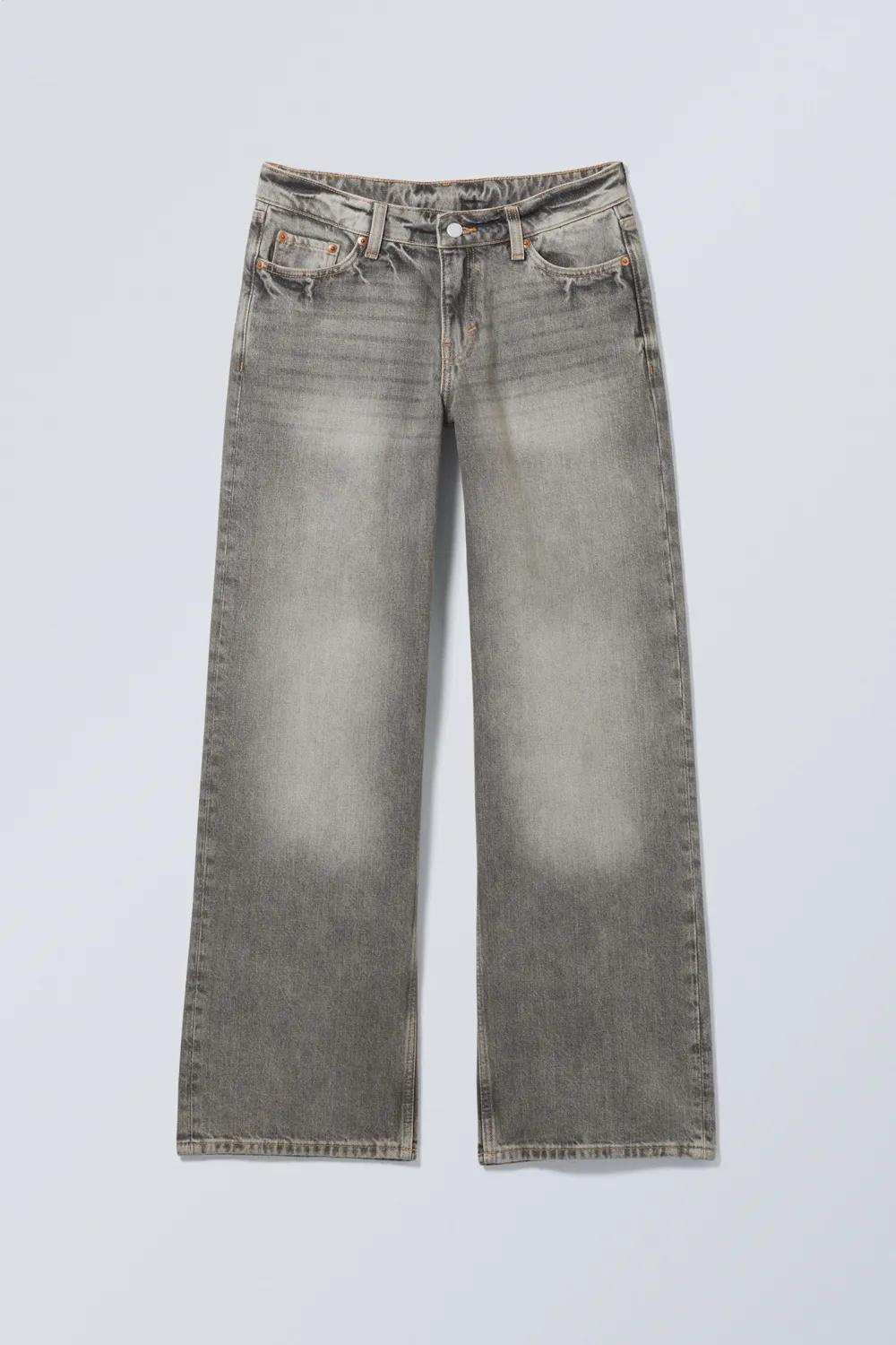 Pocketed Low Waist Jeans