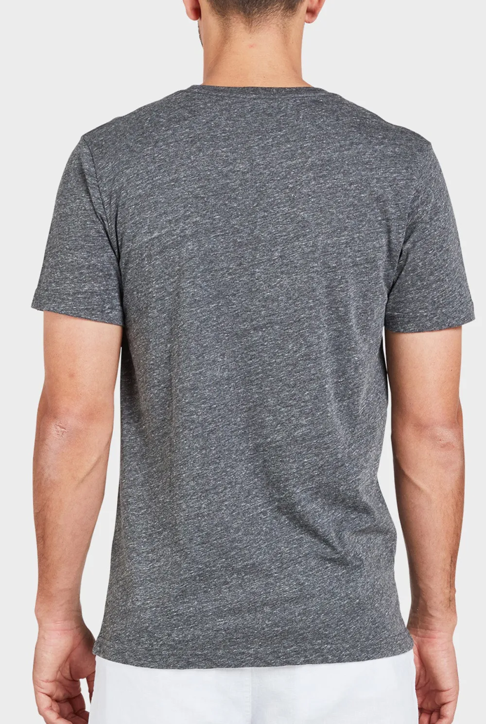 Ash Marle Short Sleeve Crew Neck Heathered Tee