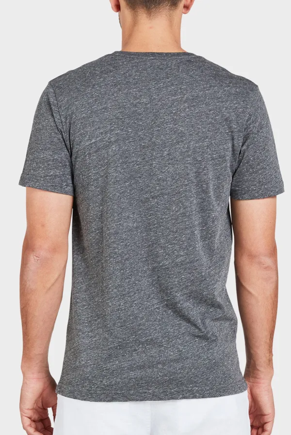 Ash Marle Short Sleeve Crew Neck Heathered Tee