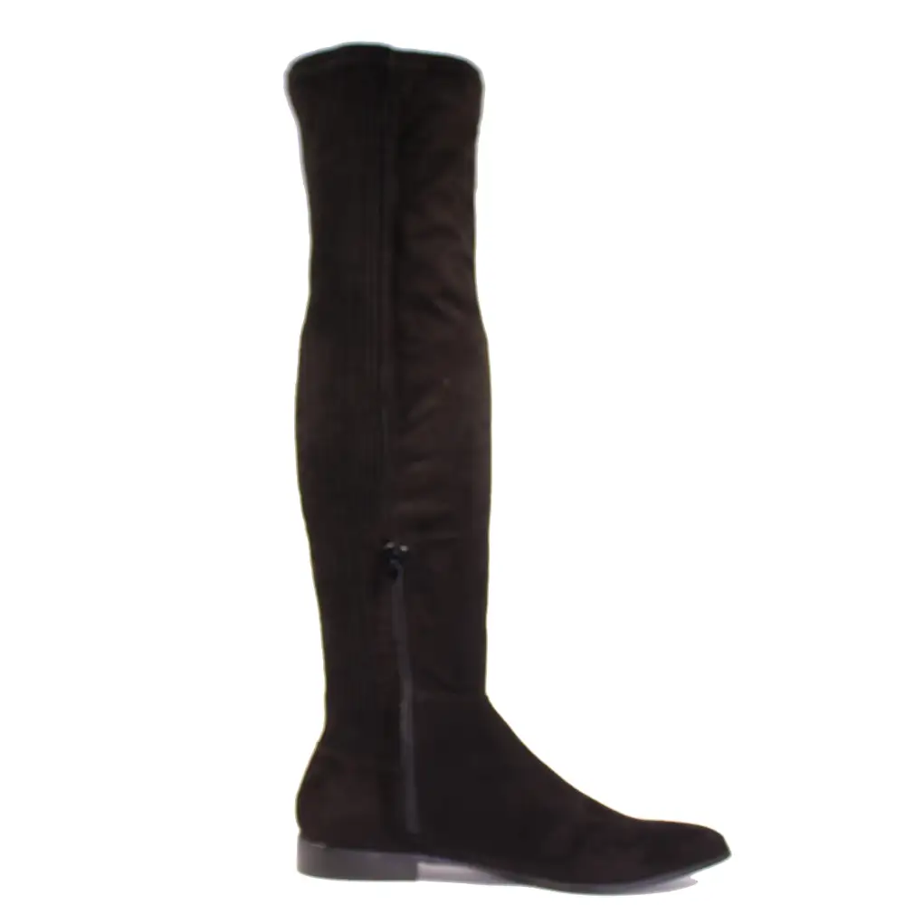 Block Heel Over The Knee Boots