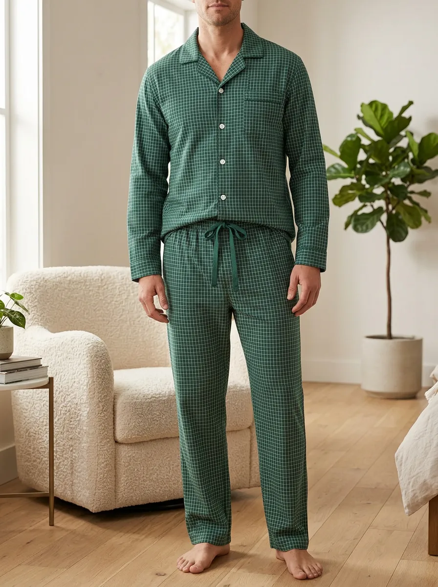 Classic Motif Classic Men's Pajama Set