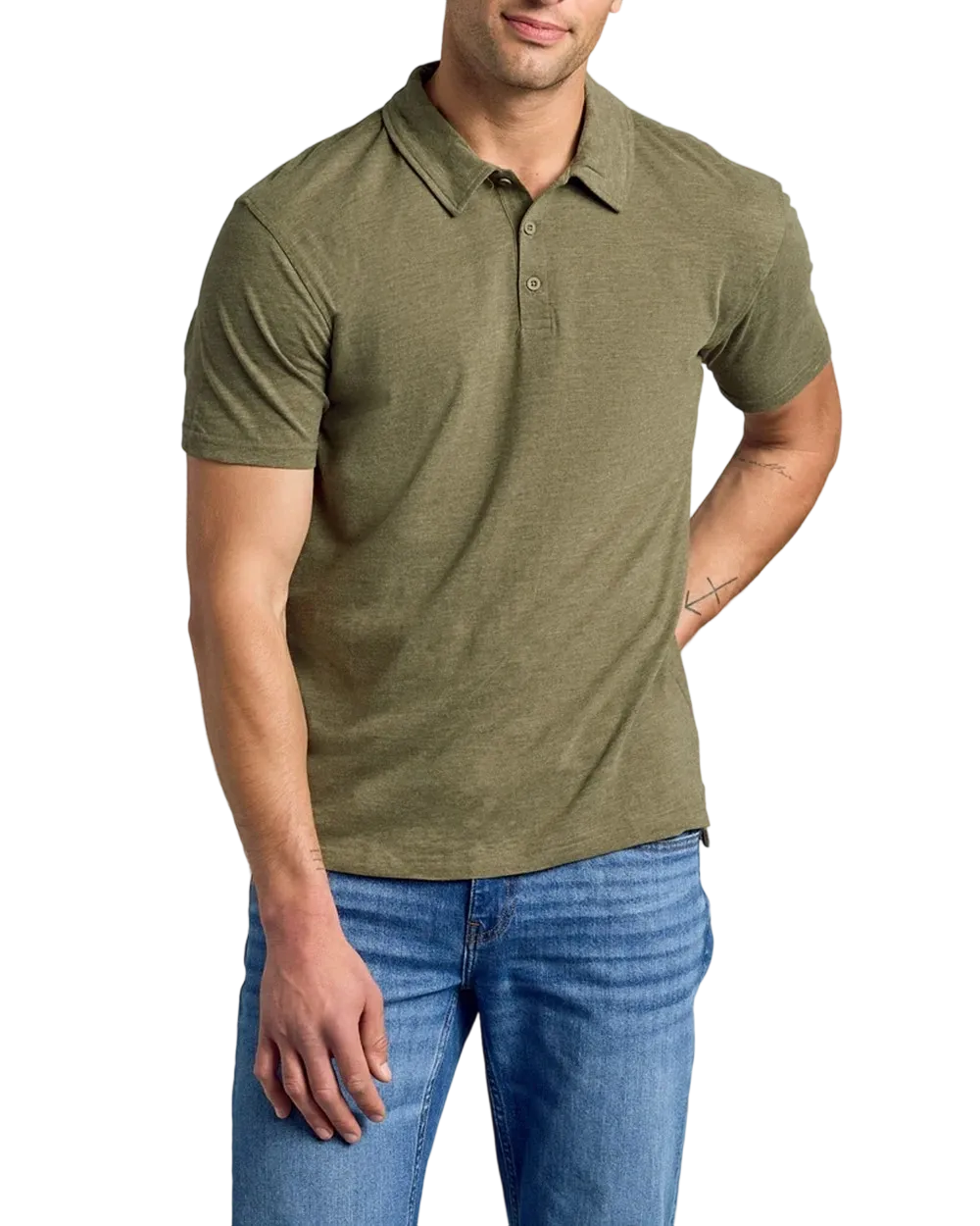 Men'S Casual Business POLO Shirt, Breathable Pique Fabric,Classic Polo