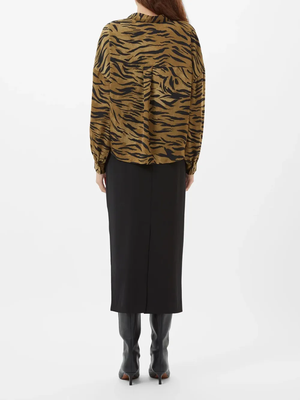 Trendy And Fashionable Striped Lapel Shirt