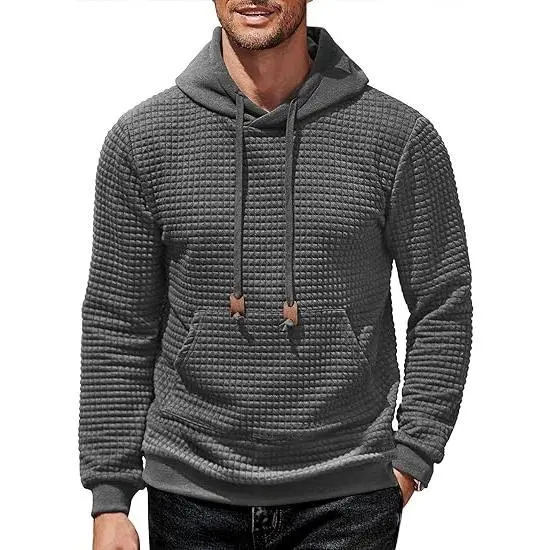🧥 Men’s Wool Beige Hooded Sweatshirt – Stay Warm in Style This Winter ❄️ Limited-Time Offer — 45% OFF Today Only!
