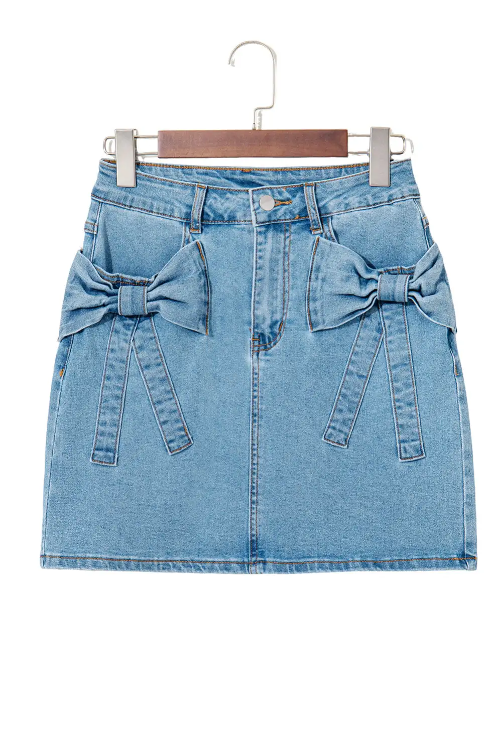 Balanced Minimal Denim Skirt