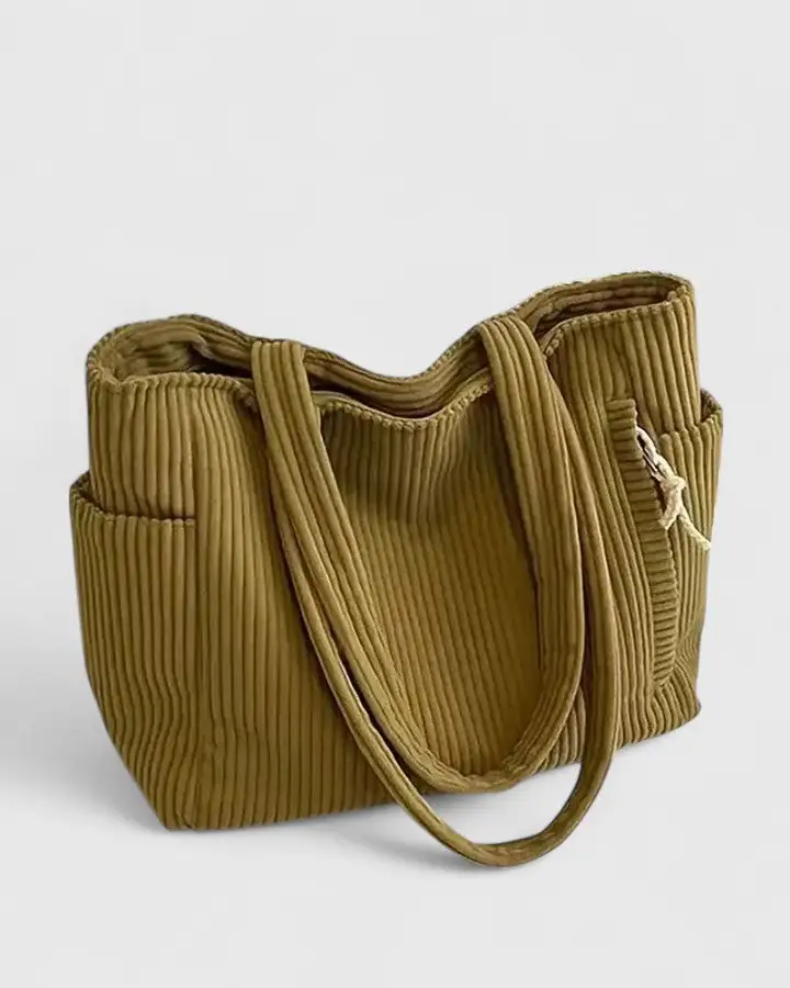 Open Top Canvas Tote Bag