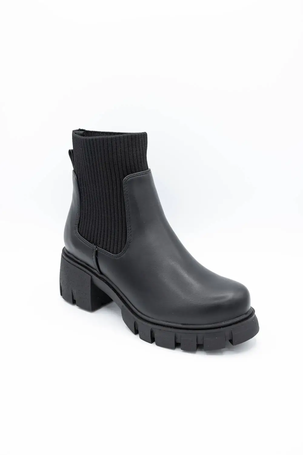 Classic Lug Sole Suede Ankle Bootie