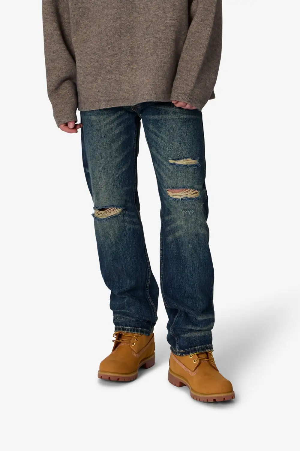 Distressed Baggy Jeans