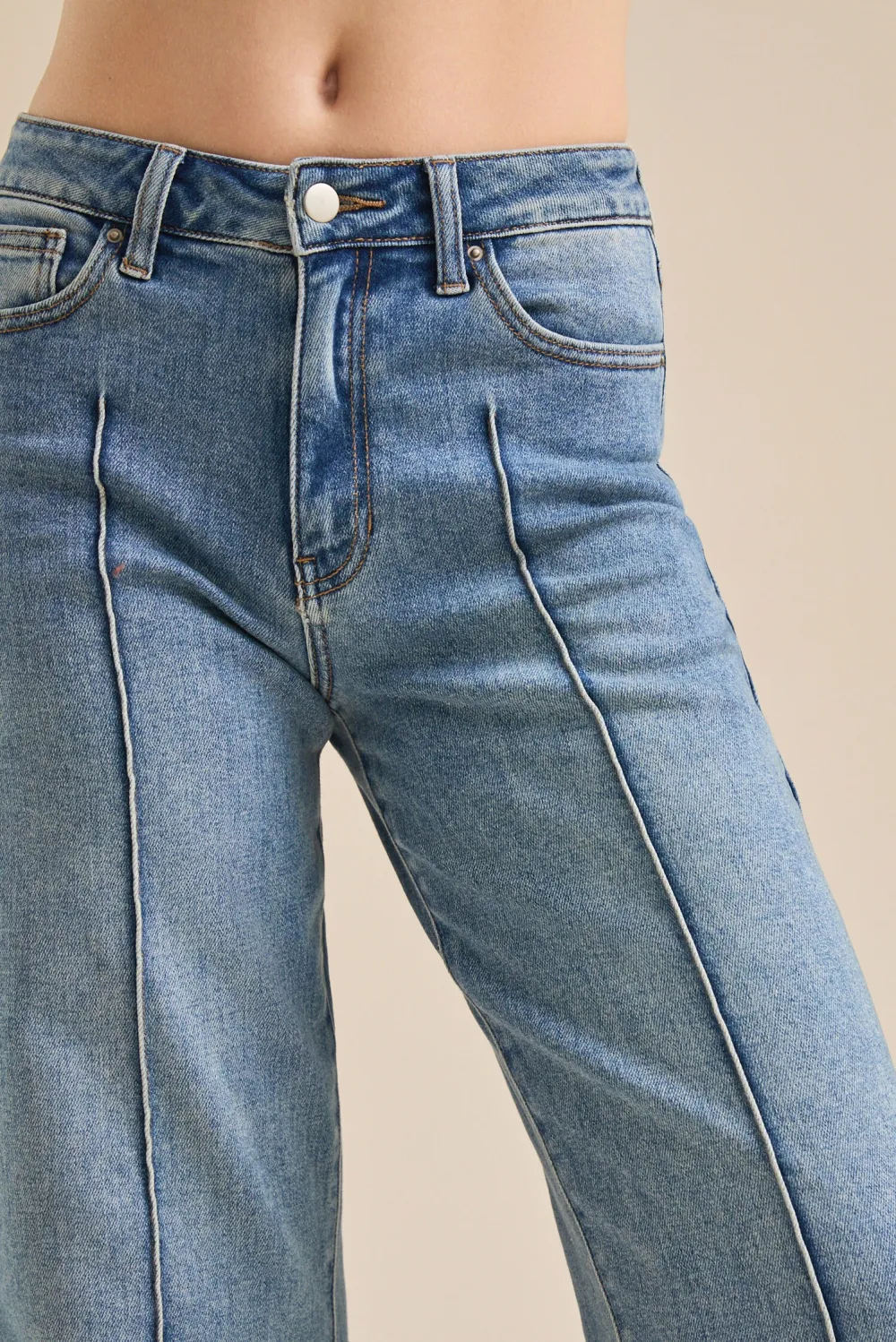 Front Seam Jeans