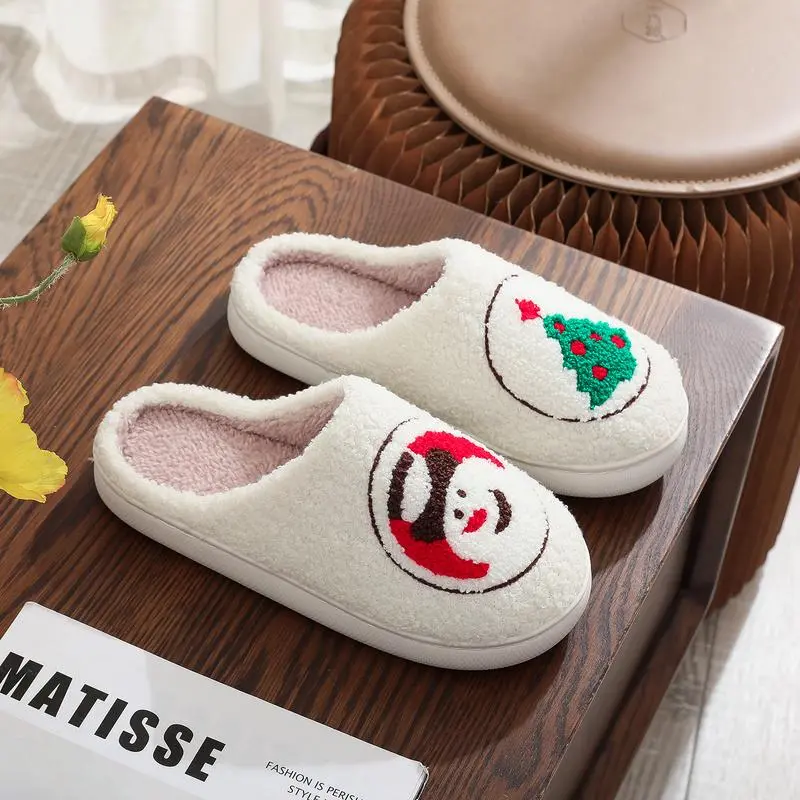 🏷️ 🎅 Holiday Special – 40% OFF! 🎁 Women & Men Christmas Slippers – Memory Foam Warm House Shoes  Cozy • Fuzzy • Festive • Indoor & Outdoor Comfort