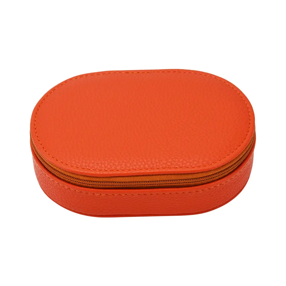 Oval Travel Jewelry Case