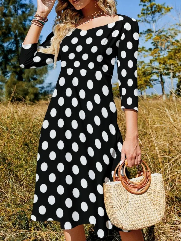 Classic Polka Dot Dress