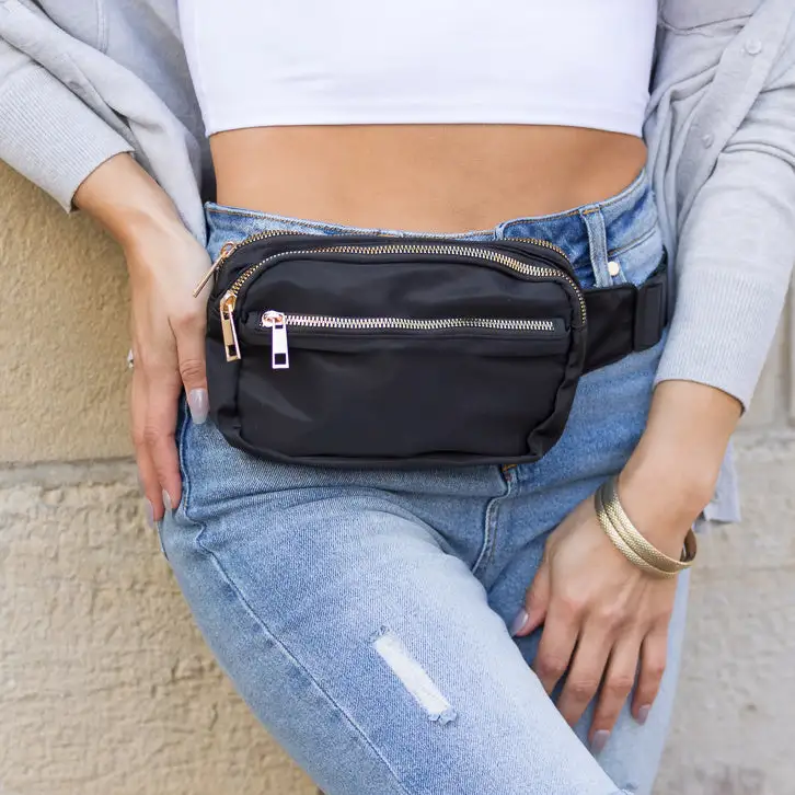 Everyday Nylon Sling Crossbody Belt Bag