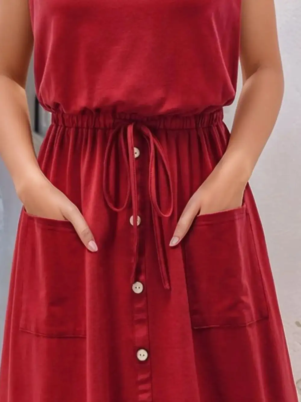 Everyday Round Neck A-Line Dress