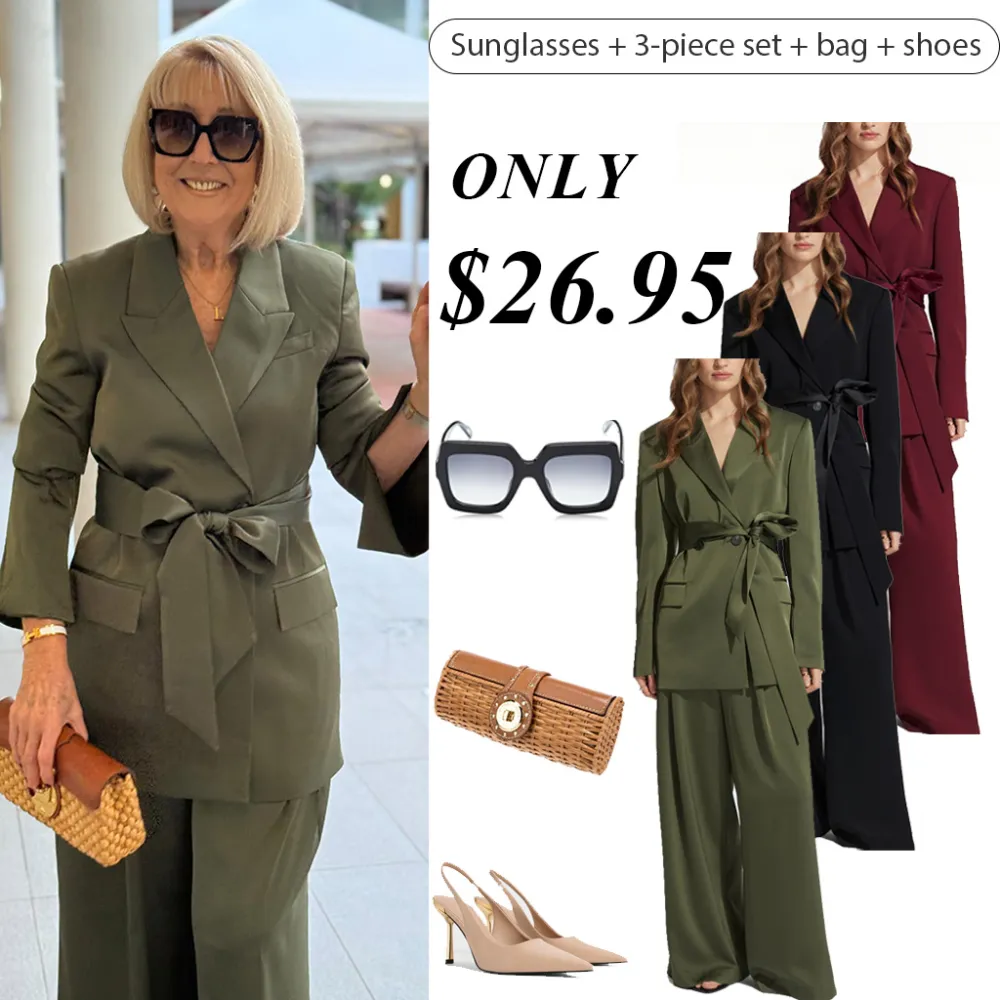 Sunglasses + 3-Piece Set + Bag + Shoes-ONLY 26.95