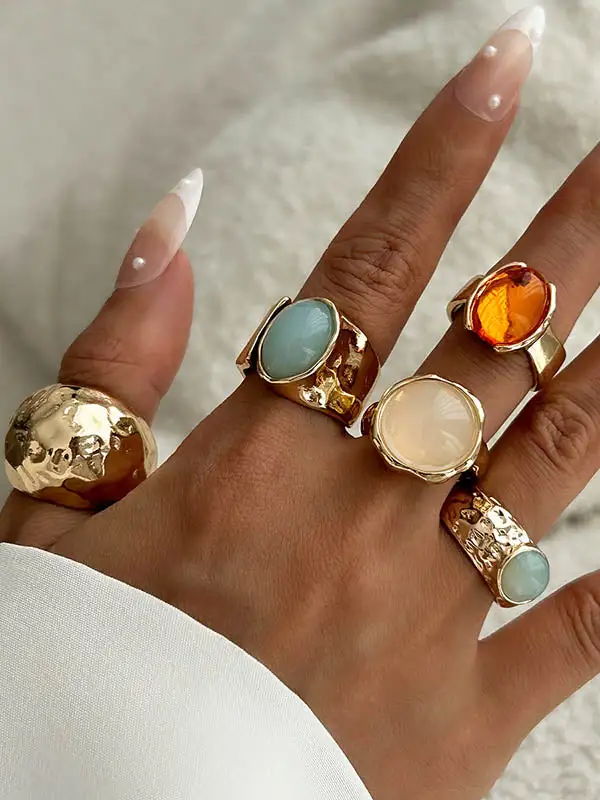 Geometric Acrylic Ring