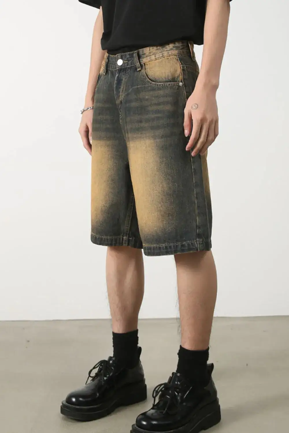 Smooth Cotton Blend Casual Shorts
