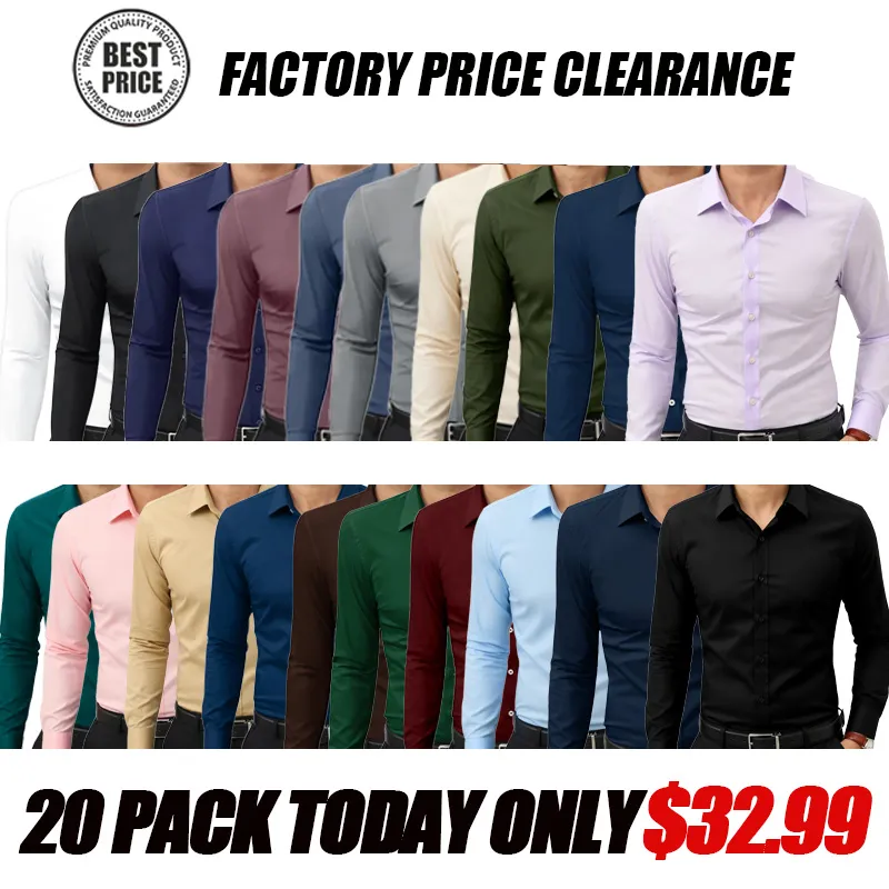 Stretch Slim-Fit Long-Sleeve Button-Down Shirt