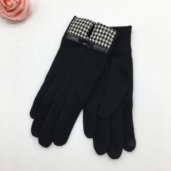 Women'S Wool Cashmere Split Finger Thermal Gloves 17839818C