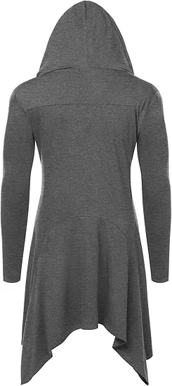 🖤 Men’s Long Hooded Cardigan – Effortless Style Meets Everyday Comfort