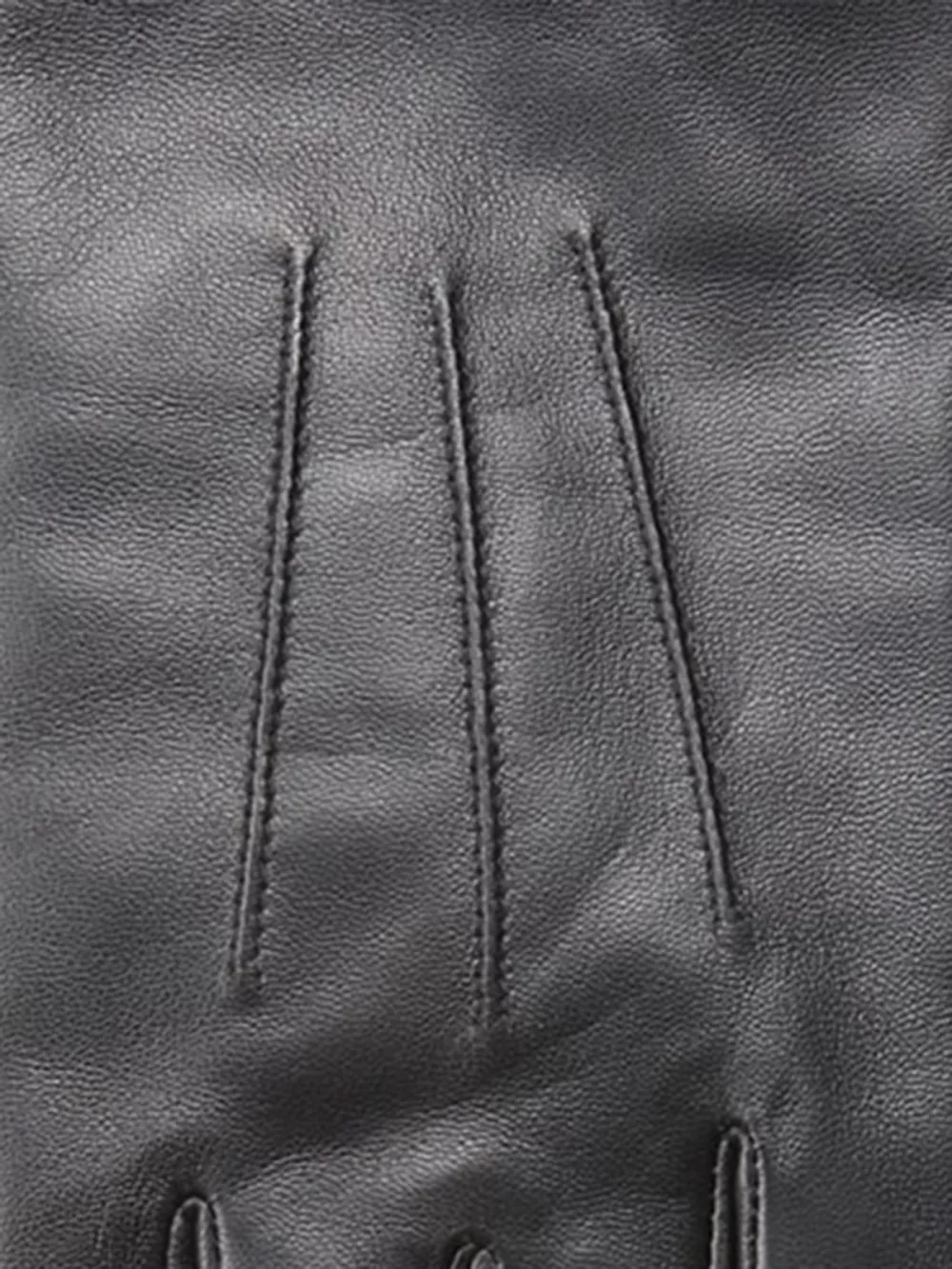 Men'S Grey Leather Waterproof Gloves