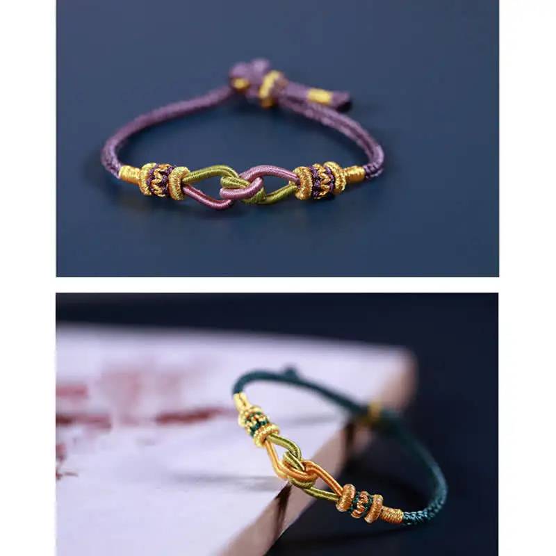 Handmade Knotting Faith Braid String Bracelet