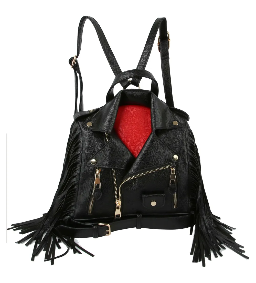 Fringe Handbag Backpack