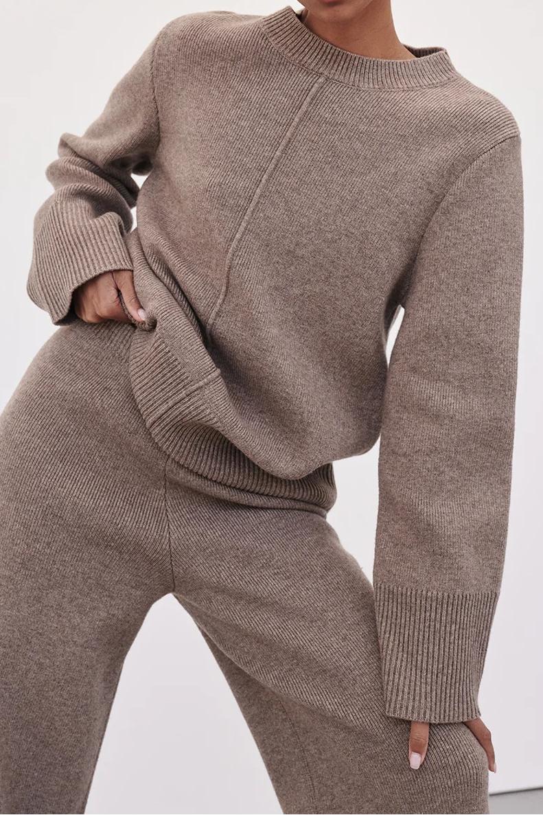 CHOC MARLE KNIT PANT