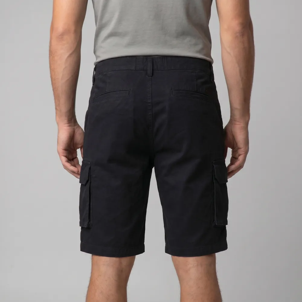 Men's Adventure Utility Cargo Shorts with a Elastic Waist for Casual Styling