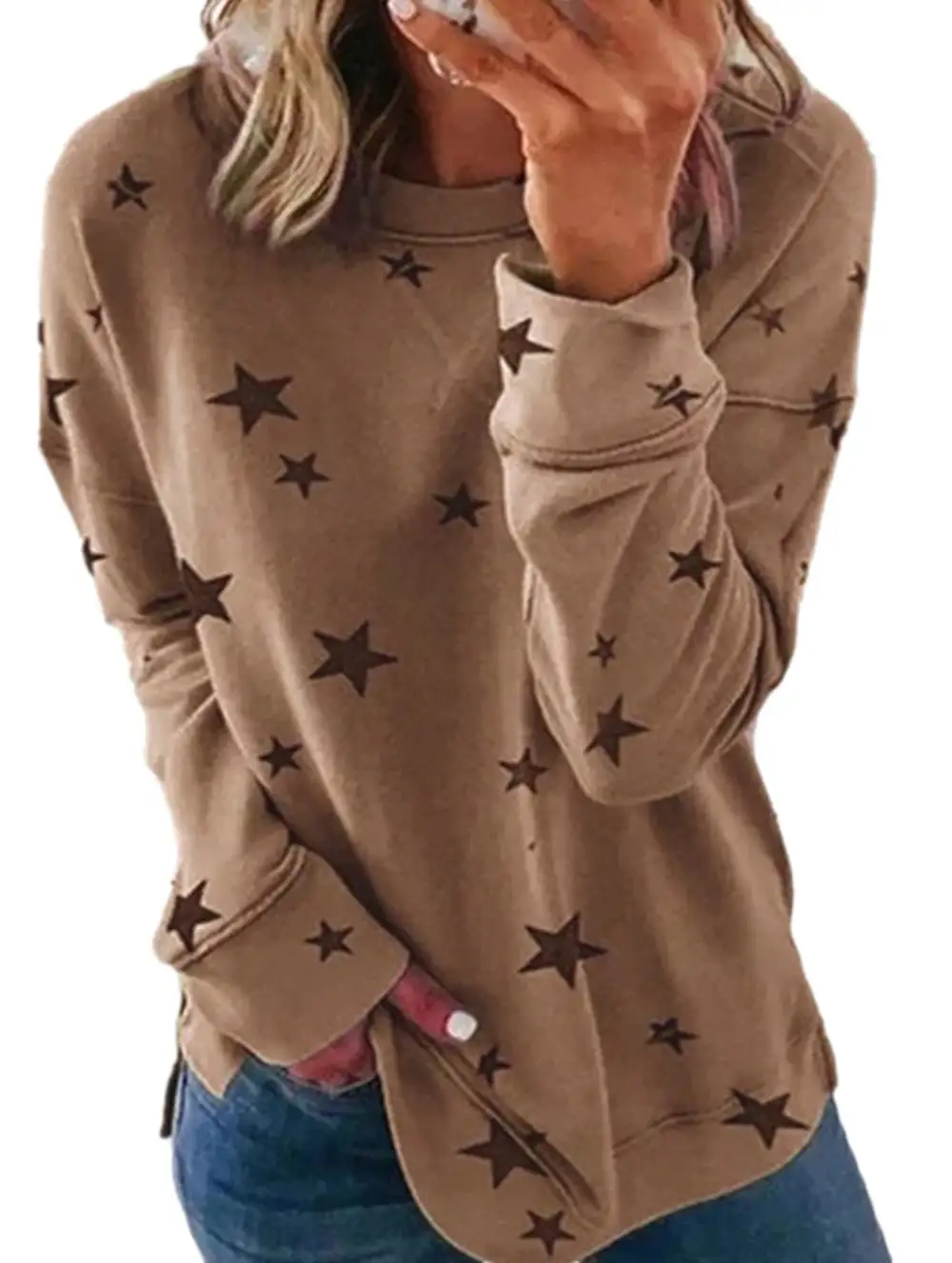Loose Large Size Long-Sleeved Tee