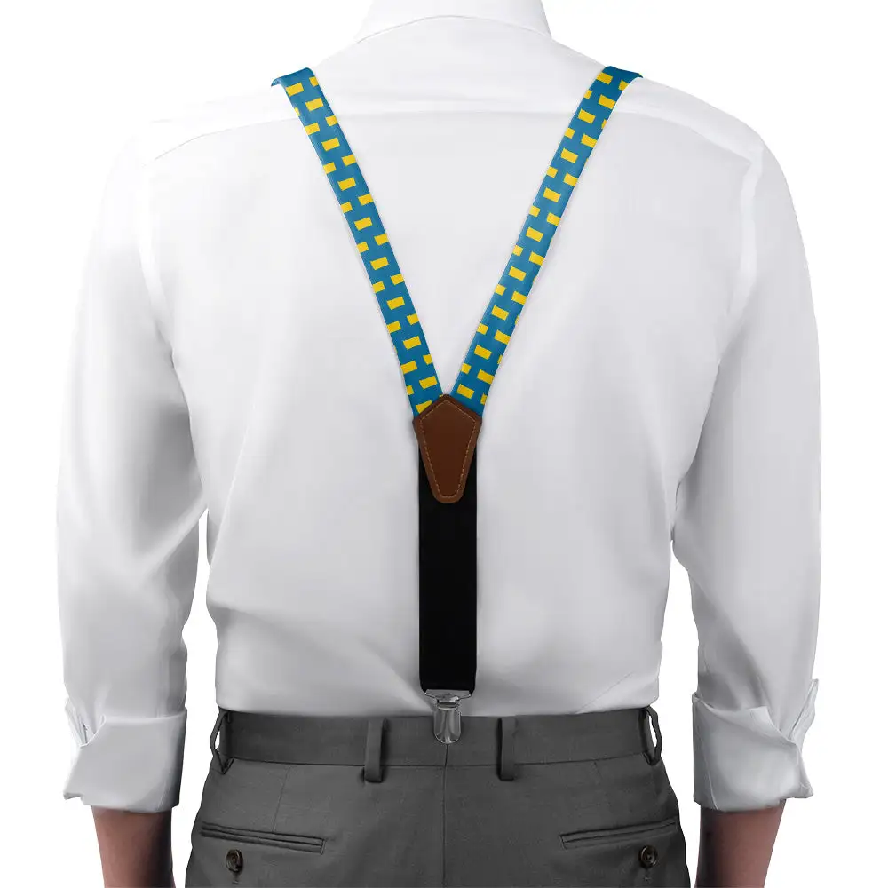 Contour Outline Motif Suspenders