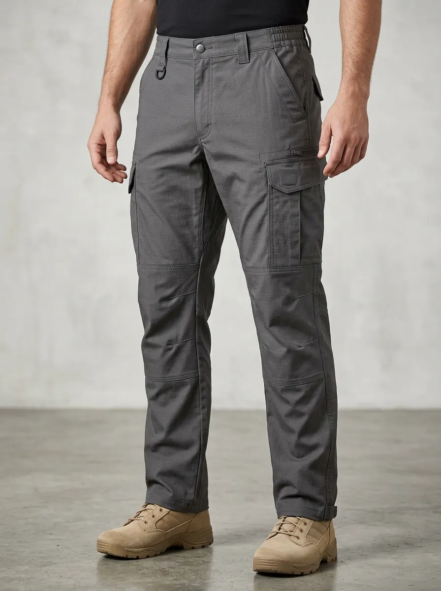 Outdoor-Ready Straight Leg Outdoor Daily Wear Men's Work Pants
