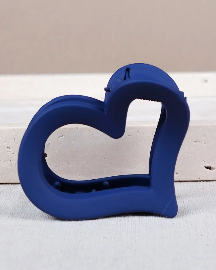 Heart Matte Hair Clip