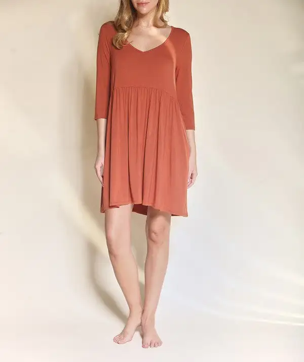Bamboo Loose Fit Baby Doll Dress