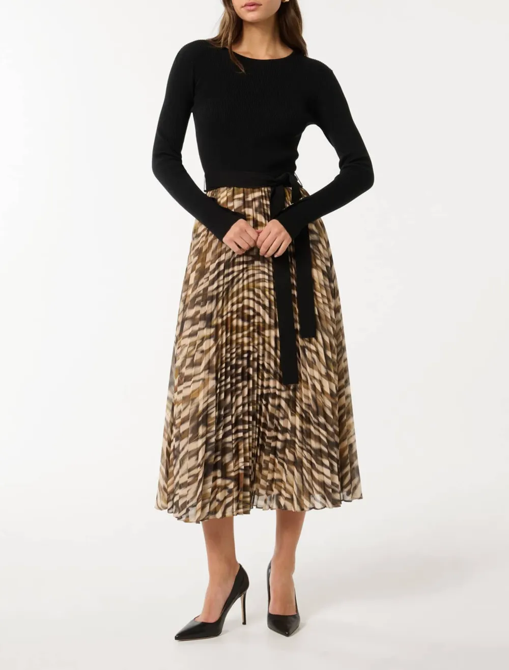Printing Knit Dress