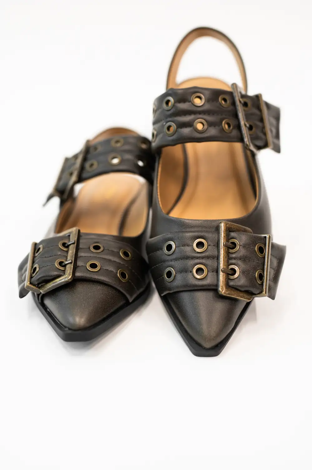 Buckle Crazy Flats