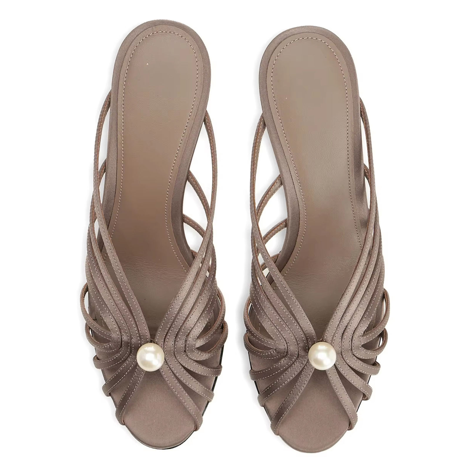 Isadora Pearl Stiletto Sandals