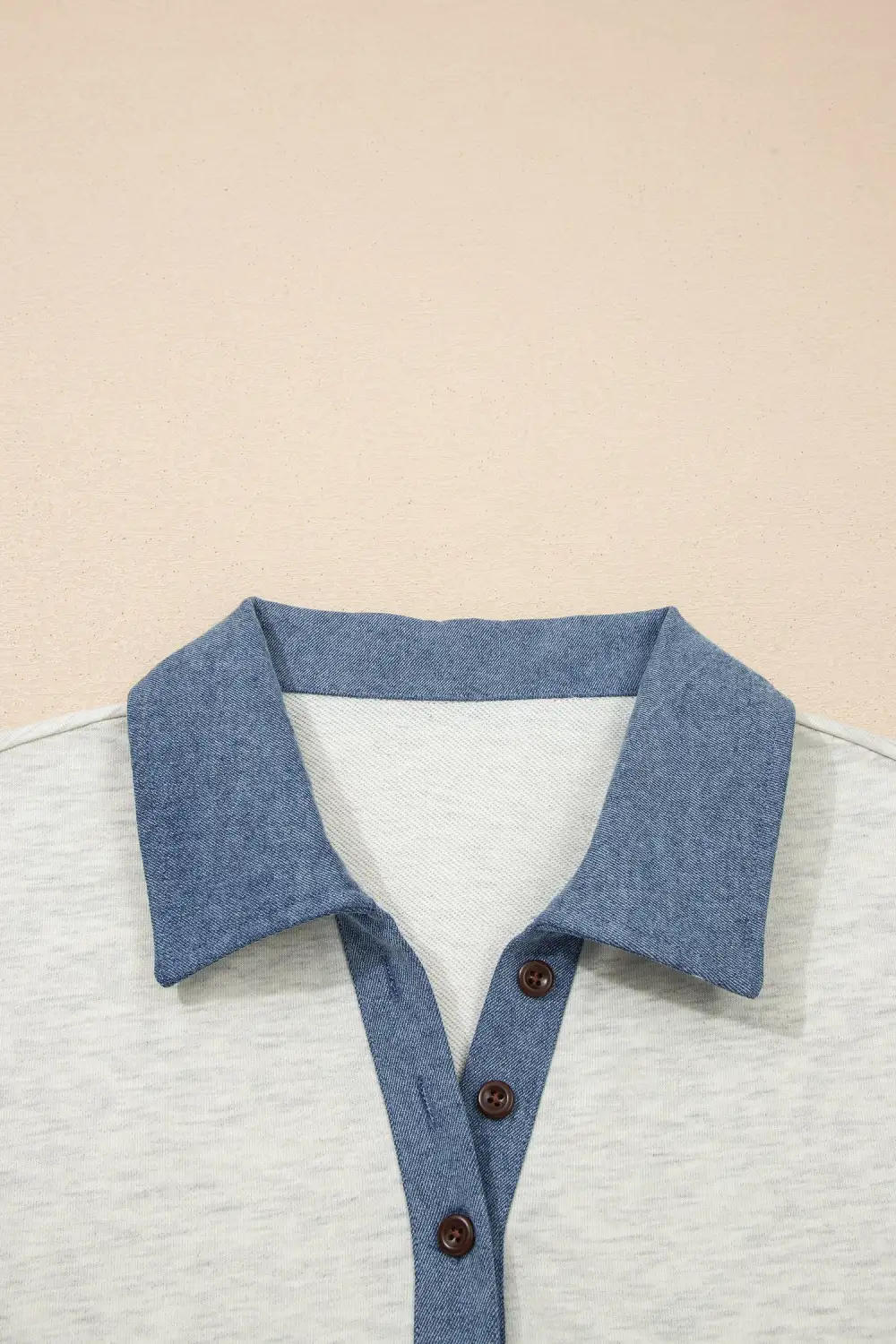 Patchwork Denim Dress Casual