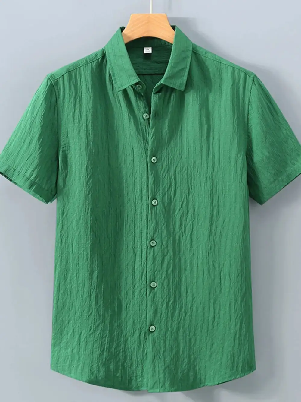Short-Sleeve Breathable Button-Up Shirt