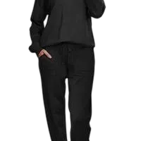 Women'S Long Sleeve Knit Loungewear