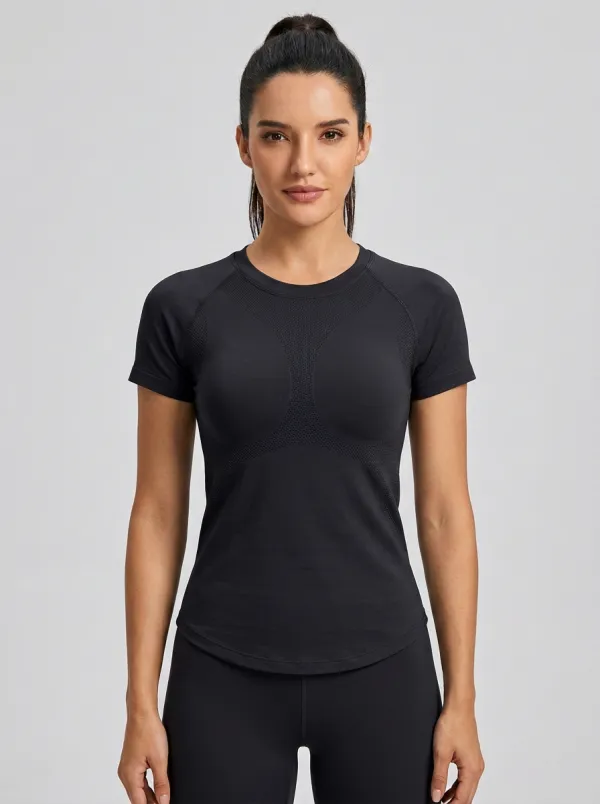 Women's Engineered-Mesh Seamless Training T-Shirt